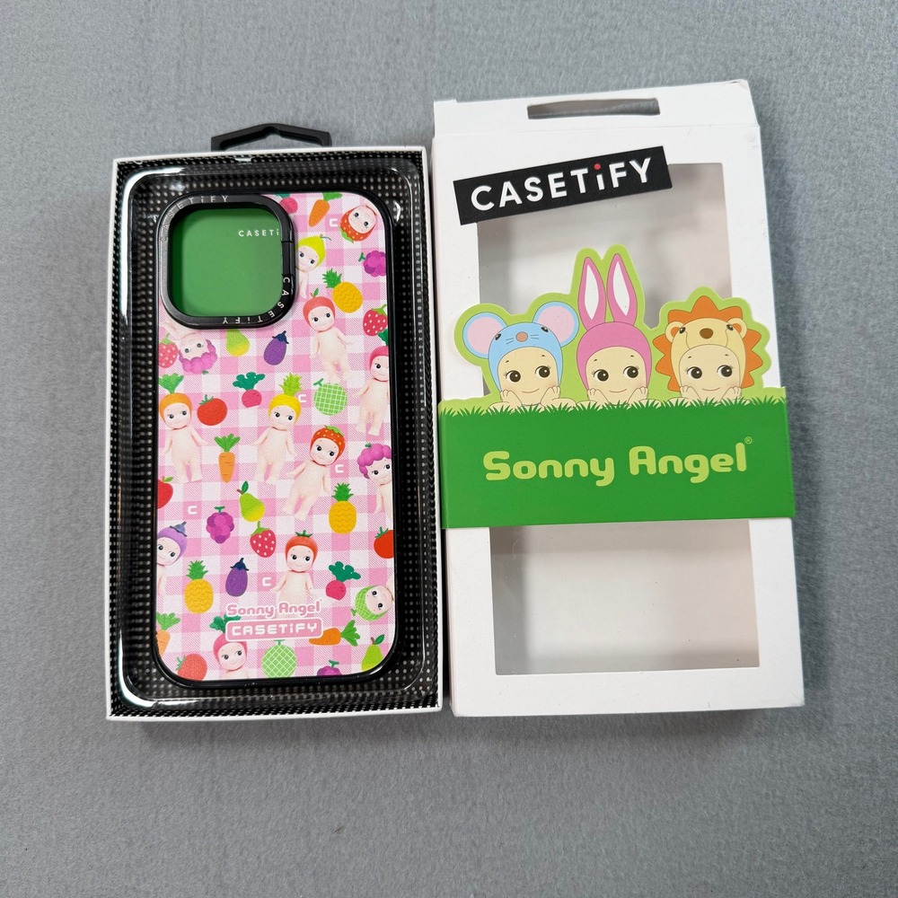 New Casetify Sonny Angel Pink iPhone Case iPhone 16 Pro Max Gingham MagSafe - Picture 2 of 6